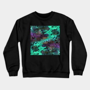 Graphite background. Simple abstract colorful watercolor, animal print. Hand-painted texture with drops, paint smears. Best for  wallpapers, covers and packaging, wrapping paper. Crewneck Sweatshirt